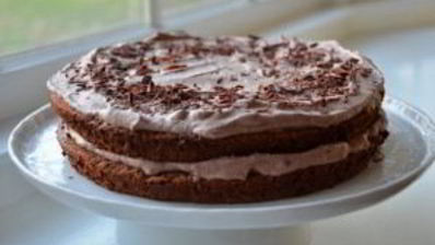 шоколадный воздушный торт