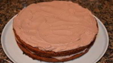 шоколадный воздушный торт