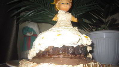 торт кукла