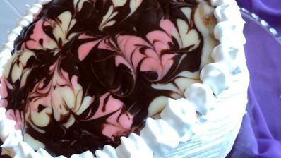 торт малиново-шоколадный фентази