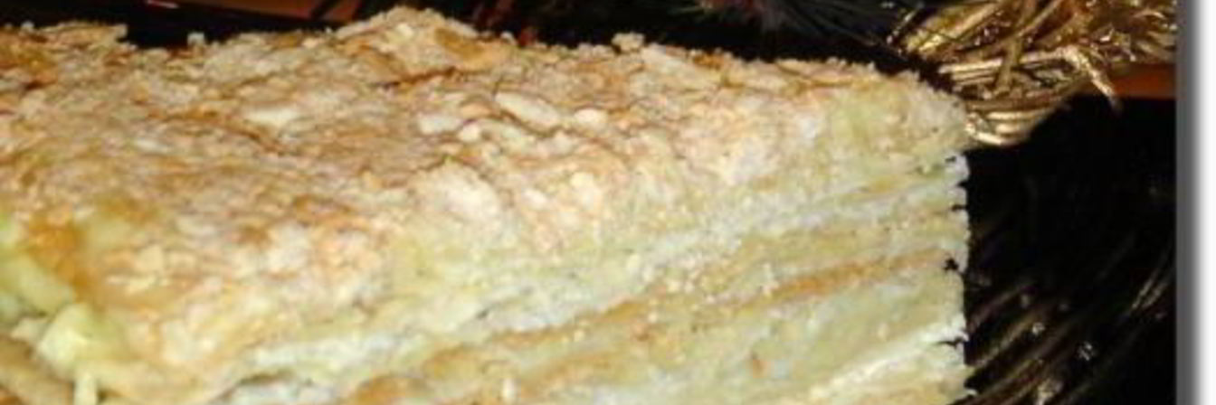 Торт наполеон с заварным кремом классический