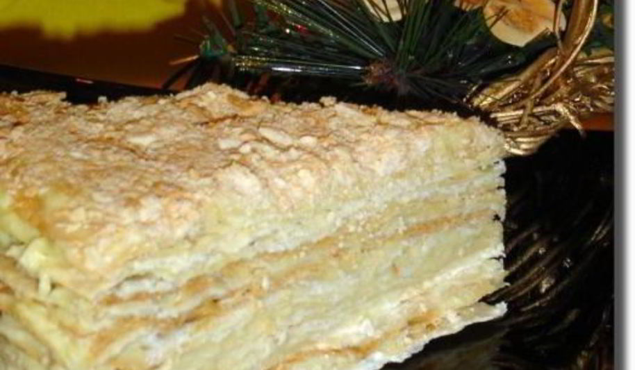 Рецепт торта наполеон с заварным кремом классический