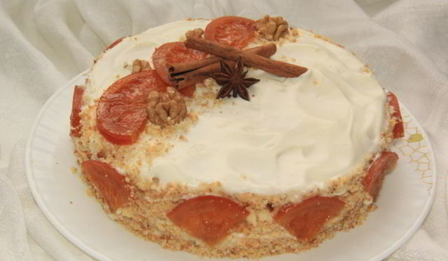 Рецепт торта с карамельными апельсинами