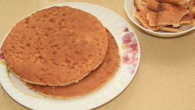 торт с карамельными апельсинами