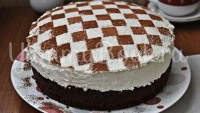 торт шахматная доска