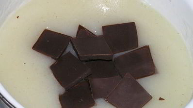 торт шоколад и хурма