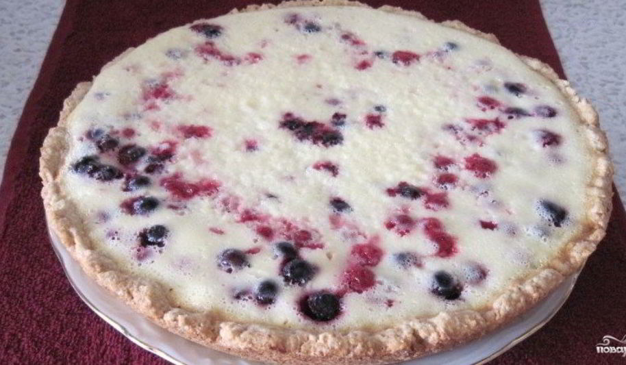 Рецепт торта со смородиной и сметаной