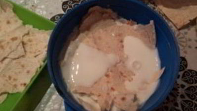 яично-мясной тортик со вкусом шавермы