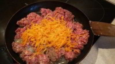 яично-мясной тортик со вкусом шавермы