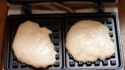 быстрые дрожжевые вафли