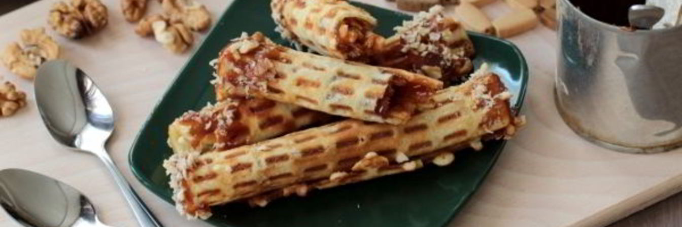 Трубочки со сгущенкой