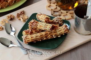 Трубочки со сгущенкой