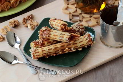 Трубочки со сгущенкой