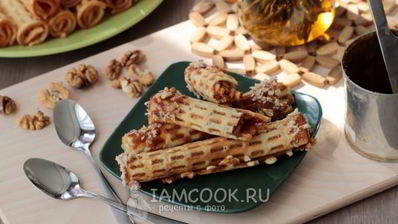 трубочки со сгущенкой