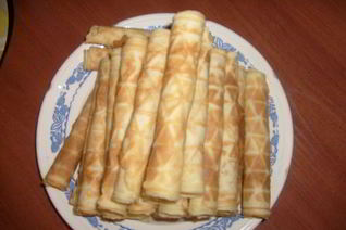 Вафельные трубочки