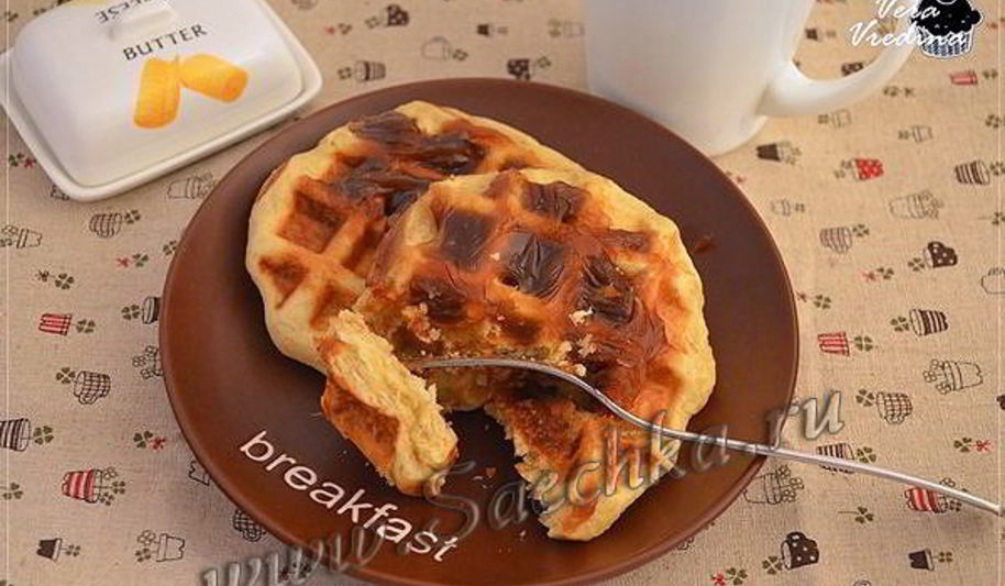 Рецепт вафель на дрожжах