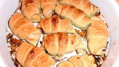 яблочные слойки в лимонадной карамели