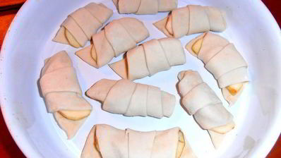 яблочные слойки в лимонадной карамели