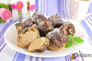 Профитроли с кофейным кремом