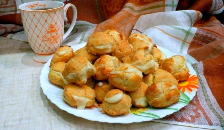 Рецепт профитролей с заварным кремом