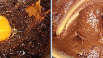 шоколадные профитроли со сливочно-шоколадным кремом