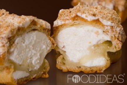 Эклеры с белковым кремом