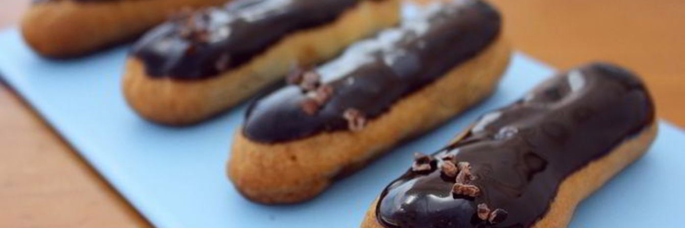 Эклеры с шоколадным кремом