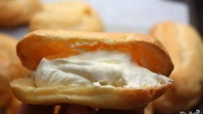 эклеры со сливочным кремом