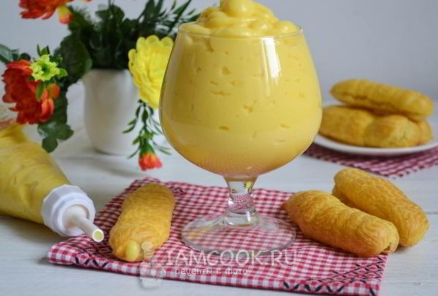 Заварной крем для эклеров