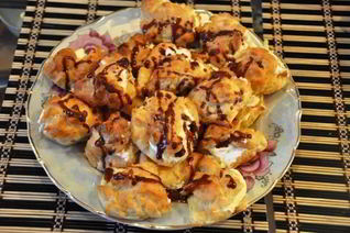 Заварные профитроли Глазированные