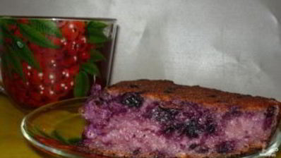 черничная запеканка