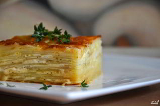 Детская картофельная запеканка с сыром