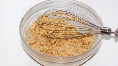 грушевая запеканка c фундуком