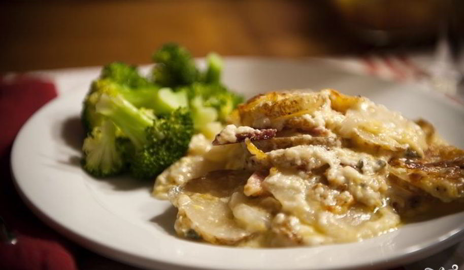 Рецепт картофельной запеканки с беконом