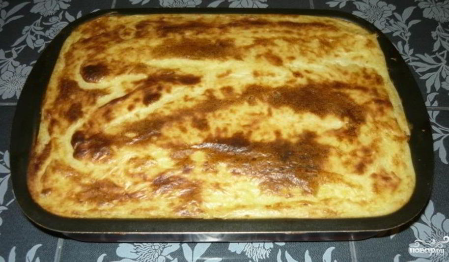 Рецепт картофельной запеканки с фаршем без сыра