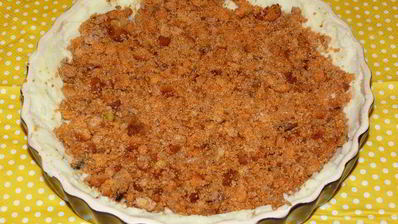 картофельная запеканка с икрой