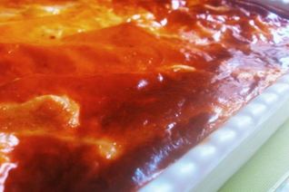 Картофельная запеканка с куриным фаршем и грибами