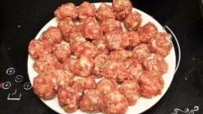 картофельная запеканка с мясными шариками