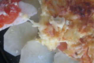 Картофельная запеканка с рыбой