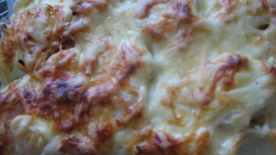 картофельная запеканка с рыбой