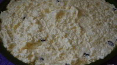 пышная творожная запеканка с яблоками