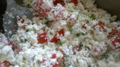 творожные мини-запеканки с сыром и овощами