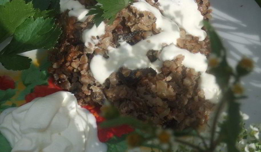 Рецепт запеканки гречневой с грибами