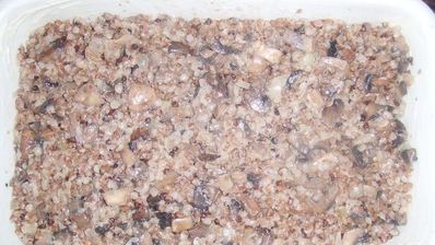 запеканка гречневая с грибами