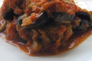 Запеканка из баклажанов под итальянским соусом