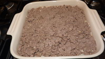 запеканка из картофельного пюре и фарша