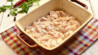 запеканка из куриной грудки с картофелем