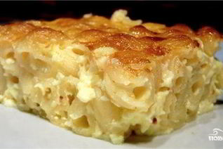 Запеканка из макарон в мультиварке