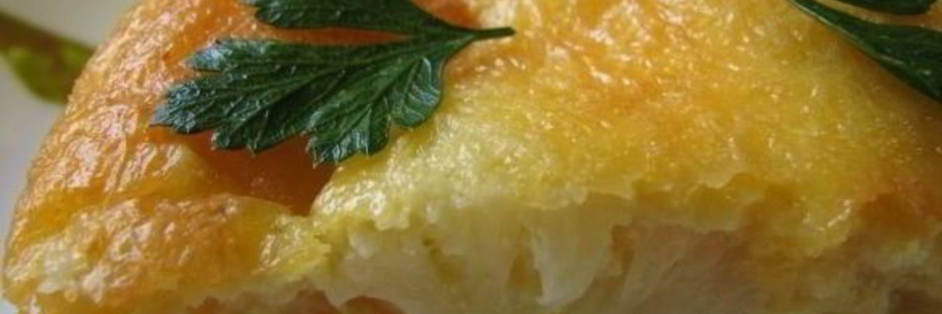 Запеканка из цветной капусты с яйцом