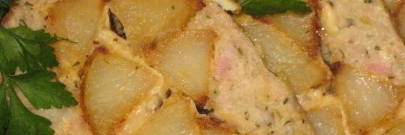 Запеканка куриная с картофелем